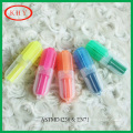 Assorted colors high quality scented mini highlighter